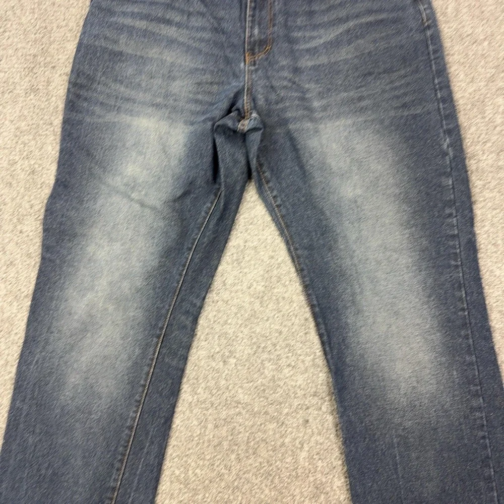 Ecko Unltd. Slim Straight‎ Jeans Mens 40x30 Blue Medium Wash Denim Pants Casual